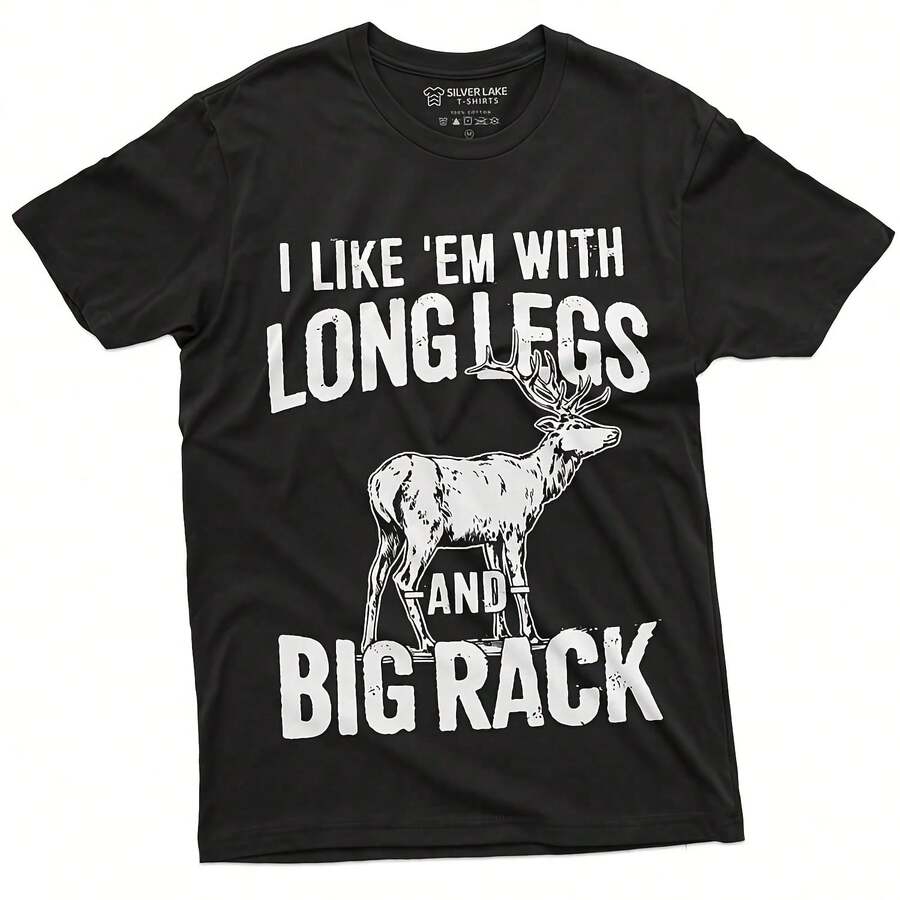 S Funny Hunting Shirt Deer Hunt Humor Long Legs And Big Rack 1220G Heavyweight Cotton T-Shirt For And Wo – Crafted From Thick, Breathable Pure Cotton For Lasting Comfort And Durability. Perfect For Work, Gym, Travel, Casual Outings, Outdoor Sports, And Layering In All Seasons. Great For School, Streetwear, Or Just Relaxing At Home. Tops For Wo Vintage Clothes Wo Clothes Wo Vintage Wo Tops Mujer Cute Tops Wo Cotton Wo Clog Halloween Camisas Summer Clothes Wo Casual Punk Western Tops Wo Fourth Of July Outfit Kpop Cowboy Outfits For Wo Ry Ropa 100% Cotton Y2k Ing Cute Gothic Wo Clothes Black And White Top Vintage Tops Cloth For Wo White Goth Inawly Retro Clothes For Wo Korean Fashion Wo Camisas Para Mujer - Black - View 1