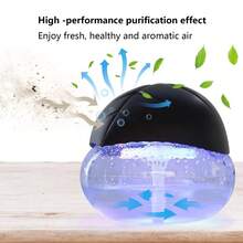 Air Purifiers, Water Filter Air Cleaner With LED Colorful Lights For Home And Office, Essential Oil Aroma Diffuser & Air Freshener Diffusers For Smoke And Pets, Summer Clearing Tiredness