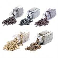 500pcs Of 5 Mm Silicone Hair Extension Rings,For Human Hair Extension Tools - Multi-Color - Multicolor - View 2