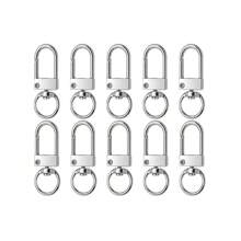 30pcs Metal Lobster Swivel Clasp Hooks, Key Chain Clips For DIY Jewelry, Keychains, Crafts And Accessory Making