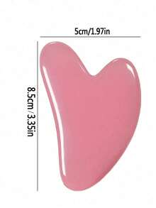 1 件树脂刮痧板面部眼部身体按摩工具，心形刮痧工具用于面部按摩，便携式肌肉放松按摩板，刮痧面部工具 - 面部按摩工具 - 光滑刮痧工具用于面部身体减少浮肿 - 按摩刮痧板心形物品刮痧面部工具用于面部刮痧，紧致皮肤按摩刮痧，美容工具用于身体眼部颈部按摩器 - 彩色 - 查看 10