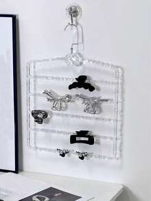 1 Haar-Klemmen Organizer, Bad Wandhalterung für Haar-Accessoires Haar-Klemmen Organizer, Schmuckregal Wand Haar-Klemmen Aufbewahrung Rack