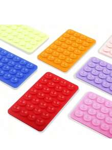 Doppelseitiger Silikonhalter mit Saugnapf für Handy - Speziell für Selfie und Videoaufnahmen, starker Griff, kompatibel mit iPhone und Android - Klebender Silikon Halter, geeignet für den Duscheinsatz, ideal für Videoaufnahme und Fotografie, Schulmaterial, Schule