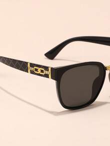 Verywork 1 件经典几何渐变镜片，时尚优雅精致品牌设计，女士时尚眼镜配有收纳和擦拭布，适合户外休闲活动、驾驶、钓鱼、音乐节、热带海滩度假、时尚配饰，是送礼的理想选择 - 彩色 - 查看 9