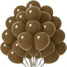 112pcs Balloon Arch Set, 5/10/18 Inch Brown, Beige, Mocha Balloons, Suitable For Birthday Party, Baby Shower, Gender Reveal, Birthday, Room Decoration