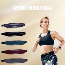 AiScrofa Waist Fanny Pack Phone Holder Pouch Bag Zipper Pocket Workout Cycling Fitness Portable Fitness Belt Men's And Women's Summer Outdoor Storage Bag - Multicolor - View 1
