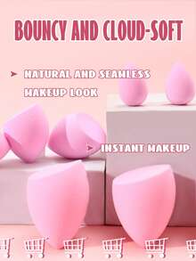 BATENG 9 قطع مجموعة إسفنجة مكياج قطرة مائية وردية - 3 أحجام خالية من اللاتكس لأساس المكياج والكونسيلر والكريم والبودرة - إسفنجات قابلة لإعادة الاستخدام ناعمة للتطبيق الأملس والخالي من التجاعيد - استخدام مزدوج جاف ورطب، مناسبة لجميع أنواع البشرة، للمبتدئين والمحترفين، مكياج، رخيص، ديكور الغرفة، مكياج، السفر، غرفة النوم، اكسسوارات المكياج، وسادة، خلاط المكياج، وسادة البودرة، إسفنجة المكياج، رخيصة، هدايا عيد الميلاد، أدوات المكياج، أشياء رخيصة، هدايا، هدايا للنساء، هدايا عيد الميلاد