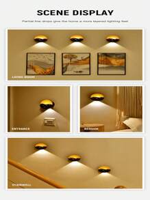 Creative Remote Control Night Light, Wireless Sensor Lamp For Bedroom, Bedside, Corridor, Staircase, Living Room, Garage, Bathroom, Kitchen, Birthday, Small Gift