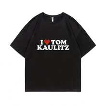 German Rock Band Tokio Hotel I Love Tom Kaulitz   Wo Vintage Punk Gothic Short Sve T-Shirts 's Pure Cotton 220G Pure Cotton T-Shirt - Send Warmth To Your Loved Ones, A Perfect Birthday Gift And Day Surprisetops For Wo, Clothes Wo,Vintage,Vintage Clothes Wo,Cotton,Summer Clothes Wo,Summer Tops Wo, Mujer, For Wo,Cute,Goth,Inawly,Red White And Blue,Camia,Ry,Ing,Graphics Woman T Shirts,Retro,Embroidered,Casual,Tops,Graphic S,Graphic S Wo,Musera,Beach,S - 黑色 - 查看 1