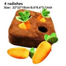 iDestry Dog Toys Carrot Snuffle Mat For Dogs Cats Puzzle Toy With Carrots For Small Medium Large Interactive Pet Stress Relief Dogs Chew Toys