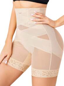 Kumayes Short taille haute pour femme, couleur unie, simple et élégant, en tissu doux et respirant, doux pour la peau, contrôle du ventre, cintrage de la taille, rehaussement des hanches, pour un usage quotidien