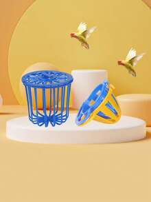 鸟类用品：鹦鹉、金丝雀、虎皮鹦鹉、蛋托、大型鸟笼、雀类、喂食器、铁丝笼、悬挂式食盆、食盆 - 彩色 - 查看 4