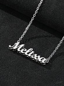 1 chiếc dây chuyền vàng 18K khắc tên cá nhân, mặt dây chuyền tên tùy chỉnh, trang sức tên tối giản, quà tặng cho nữ, kèm hộp quà sang trọng, có nhiều kiểu chữ và kiểu dây chuyền khác nhau để lựa chọn. - Hai lớp-bạc - Xem 11