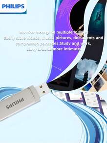 PHILIPS PHILIPS 3.2U Disk, Widely Compatible With Various Electronic Products Such As Car, Computer, Etc. Plug And Play To Reduce Waiting Time, Multiple Capacities Are Available.