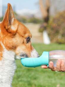 1 件宠物猫狗旅行杯，户外随身饮水瓶，便携式宠物喂水器 - 彩色 - 查看 2