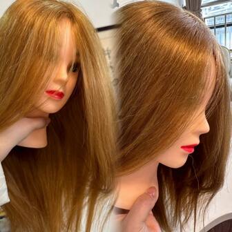 Mannequin Head With Hairdresser Cosmetology Mannequin Manikin Training Practice Styling 26inch Blonde Doll Head + Head Stand