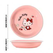 Sanrio Brandneuer offizieller Sanrio Keramik Cartoon niedliche hochwertige Speiseteller, Dessert-/Obstplatte, für den Heimgebrauch