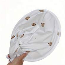 1 Cartoon Bear Lightweight Polyester Stroller Sunshade - UPF Protection, Suitable For All Types Of Strollers And Carriers, Breathable Mesh Design, Easy To Install, Ideal For Outdoor Activities And Travel - Multicolor - View 7