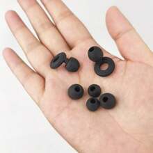 1 Pair Reusable Super Comfortable Noise-Proof Earplugs, Includes 2 Pairs Replacement Ear Tips, Suitable For Sleeping, Deep Focus, Traveling, Noise Sensitivity, Hearing Protection