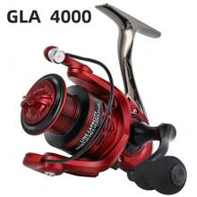 BILLINGS GLA Metal Body Spinning Reel,Max Drag 12KG Spinning Fishing Reel,Ultra Smooth Metal Spool,1000-7000 Series For Saltwater Or Freshwater Reel Fishing Accessories Tools,Gear Ratio 5.2:1