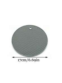 1/5/10pcs Honeycomb Silicone Placemats, Non-Slip Pads, Pot Holders, Table Mats, Heat Insulation Coasters, Multi-Function Round Heatproof Silicone Mats, Cup Coasters, Hot Pot Holders, Kitchen & Dining Accessories, Picnic Blankets