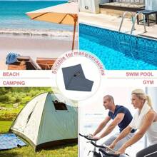 1 pieza Toalla deportiva para exteriores de secado rápido y absorbente, toalla de microfibra para la playa, toalla de viaje compacta y suave, toalla ligera para adultos, toalla deportiva absorbente de sudor, toalla de yoga, toalla de fitness, toalla absorbente de sudor para viajes, yoga, playa, baño, natación, senderismo, escalada, fitness, mochilero, picnics, piscinas, campamento, elementos esenciales de playa u otros deportes