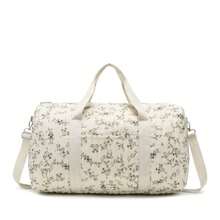 新款刺绣妈咪包，大容量尿布包，旅行包，孕妇包 - 米色 - 查看 10