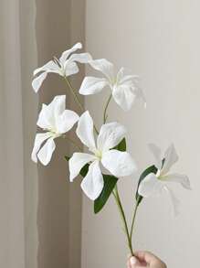 1件/3件家居装饰人造花、人造植物、火焰兰花、人造花、婚礼和酒店装饰、家居背景插花、插花、庭院和花园装饰、人造花、塑料花、客厅和餐桌装饰、花瓶插花 - 彩色 - 查看 8