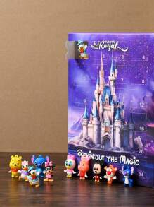 Disney 24PCS Disney Surprise Box Lucky Draw Game Cute Figure Keychain Fashion Accessory Decor For Bags Backpacks Room Desk Display Collectible Gifts Fun Play Novelty Items