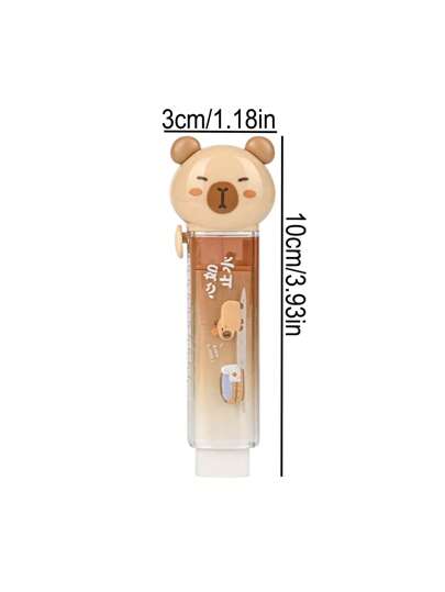 1 Pc Dolphin Shaped Eraser, Creative Push-Pull Design - Cute Animal Pattern, Suitable For Pencil Writing In Textbooks, Homework Writing Errors And Exam Answer Errors To Correct Use, Fashionable And Portable School Supplies, Back-To-School Season Must-Haves, School Supplies, Back To School