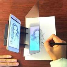 1pc Optical Tracing Board Drawing Tool, Fits Smartphone & Tablet, Projection Sketching Light Box Supplies