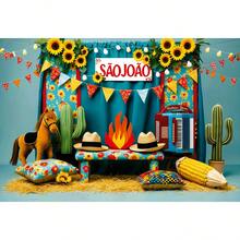 Photographic Panel June Festival Scenery Fabric - FDFJN0145 - View 1