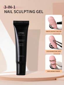 3D凝胶 - 美甲造型凝胶，适用于美甲设计DIY、美甲彩绘、塑形、雕刻和圣诞装饰 - 彩色 - 查看 5