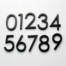 Custom Self-Adhesive House Numbers Symbols Alphabet For Address Door Mailbox Decor Modern House Numbers Resin,Magnetic Modern Numbers Letters For Doors, Houses, Mailboxes, Address,Room Decoration, Christmas Decoration, Home Decoration, Christmas Decoration, Interior Christmas Decoration - Multicolor - View 9