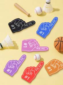 8 件多色随机运动派对礼品、运动派对礼品粉丝泡沫手指迷你、泡沫手指、迷你泡沫手用于篮球棒球足球啦啦队礼物、体育赛事、游戏、生日派对用品、圣诞节、篮球棒球足球足球队啦啦队礼物用于体育赛事游戏生日用品 - 彩色 - 查看 3