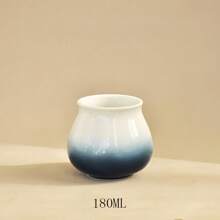 1 PIEZA Taza de café de cerámica con color de esmalte, taza de té de cerámica, taza de café hecha a mano, taza de degustación, taza de café para eventos, color de dopamina, agarre cómodo, de alta calidad y saludable, hermosa y práctica, taza de agua para el hogar u oficina, apropiada para regalo 180ml