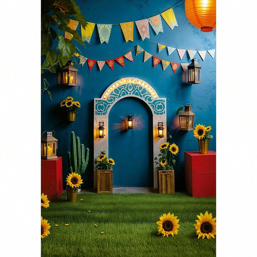 Photographic Panel June Festival Scenery Fabric - FDFJN0149 - View 1