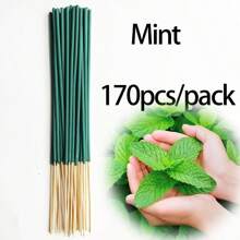 24/73/170 piezas Varitas de incienso aromáticas, multiolor para uso doméstico, aromaterapia, yoga, interior y oficina, ambientador y eliminador de olores