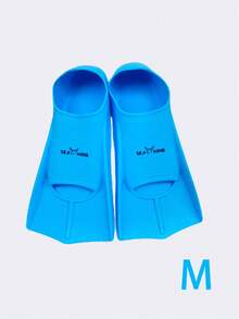 1pc Free Diving Swimming Training Fin, Solid Color/Multicolor Silicone Professional Snorkeling Training Equipment Unisex, Beach Essentials, Beach Accessories, Pool Float - Multicolor - View 12