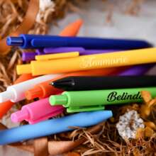 1PC Personalized Macaron Colored Pen,Ideal Anniversary Or Bridesmaid Gift,Personalized Custom Gift,Bright Macaron Colors,Perfect Bridesmaid Gift,Back To School,School Supplies,Shop Back To School ,Classroom