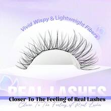 168 sợi/120 sợi nối mi giả dạng chùm mỏng 10-12mm, cong hình chữ D, mềm mại, thoải mái, dày dặn. Thích hợp cho sinh hoạt hàng ngày, đám cưới, mua sắm, khiêu vũ, tiệc tùng, lễ hội âm nhạc, Halloween, Giáng sinh, mùa tựu trường. Dùng để sử dụng. - màu đen - Xem 4