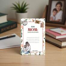 1pc Floral Pregnancy Journey Loose Leaf Binder Diary, Suitable For Expectant Mothers Memory Book, New Moms Monthly Planner, Perfect Mother's Day Gift,For School Supplies,Back To School