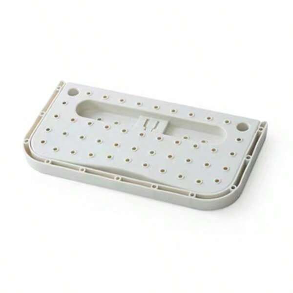 1 pieza Estante plegable para zapatillas con ventosa montado en la pared, organizador de baño sin dejar rastro
