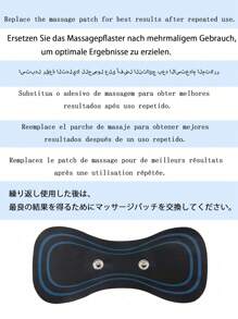 Physischer drahtloser TENS EMS Massagegerät, elektrischer smarter Fitness Körper Silikon Nacken Rücken Ganzkörper Massage Patch Muskel Stimulator - Muttertagsgeschenke, Valentinstaggeschenke für den Freund, Valentinstag Geschenke, rosa süß St. Patrick's Day 120mAh