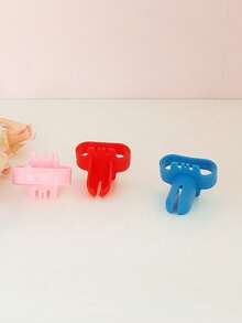 1 件粉色气球易打结器、气球拱门配件、气球连接工具、婚礼生日派对气球打结乳胶气球工具。