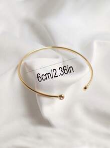 1pc 925 Sterling Silver Fashion Minimalist Cubic Zirconia Adjustable Bracelet For Women, Suitable For Commute, Daily Wear & Valentine's Gift