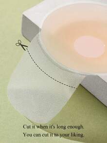 2/10 Pieces Reusable Seamless Silicone Nipple Shields, Invisible Breast Lift Straps, Non-Slip Stickers, Solid Color Bra Accessories, 100% Silicone, Hand Washable, Easy To Clean Bra Accessories, Fits All Bust Sizes High Quality Products Perfect For Summer!