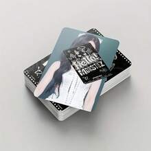 1 pieza / 55 piezas Tarjetas Lomo del Club de fans Hello Monstiez - Póster réplica HD a doble cara, diseño monocromático de moda, temporada de verano