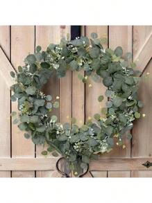 1pc/2pcs/4pcs Eucalyptus Garlands,1 Pack 5.7ft Long Artificial Mixed Eucalyptus Leaves Vine,Greenery Garland Hanging Plants For Farmhouse Table Centerpiece Mantel Wedding Arch Christmas Decor,Room Decor,Home Decor,Kitchen Decor,Wedding Decor,Table Decoration,Centerpieces,Office Decor,Garden Decor,Outdoor Decor