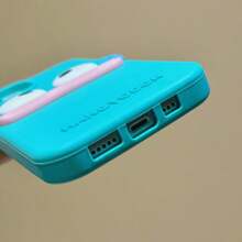Sanrio 1pc Kawaii Ugly Cute Fish 3D Stereoscopic Apple Silicone Anti-Drop Phone Case Is Compatible With Apple 16/15/14/13 Waterproof Shockproof Scratch Resistant